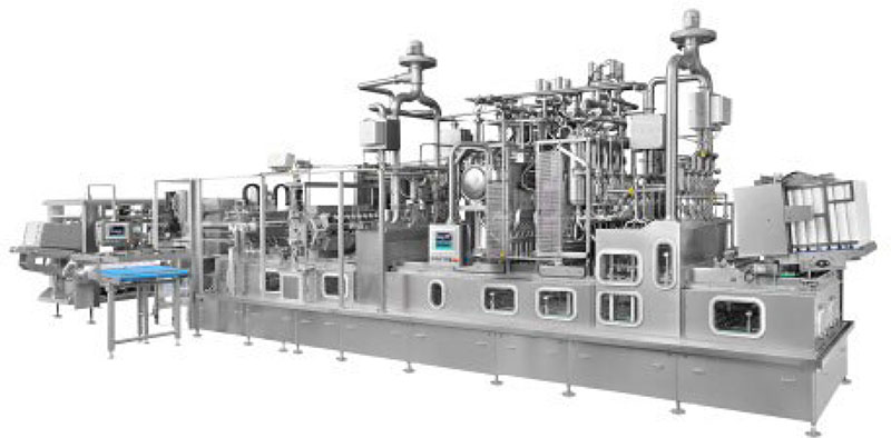 New hygienic designed 8 lane, double stroke cup filler for cultured dairy products